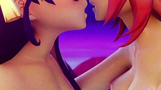 two girls fuck, but can you make us both squirt with that tongue on pussy?