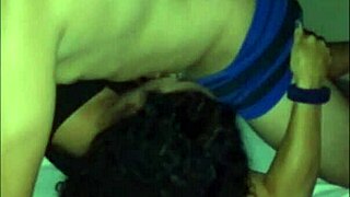 Oh man, Karina's going wild on those two young guys' cocks! 🔥