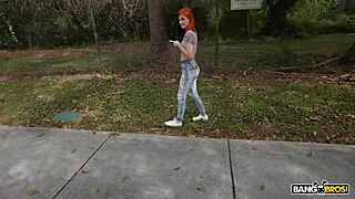 Will Sawyer Kelly's Shaved Tight Pussy Handle Huge Cock Stretching on Bang Bus?