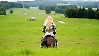 The journey of the seals unfolds in this ai generated music video with blonde and redhead teasing in uniforms