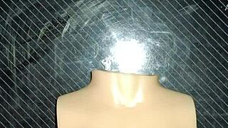 Intense Handjob Action! Using Dolly's Small Tits for a Russian Titjob on Desk with Slaps and Domination in Homemade Fetish Play!