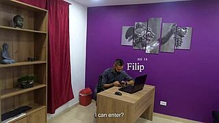 I seduce my boss with blowjob and fucking for a raise