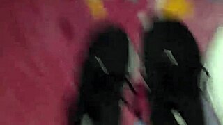 Oh, that cumshot on my feet feels so fetishistic!