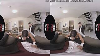 in this brunette hardcore scene, virtual taboo explores shaved pussy handjob and blowjob. the hairless taboo tips lead to intense action.