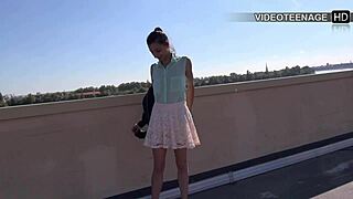 lovely 19-year-old justine tries her first anal in casting session