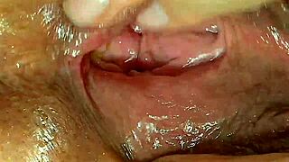 i love that big black cock rubbing my fat bbw pussy for multiple real orgasms and creampie cumshots in close up interracial action