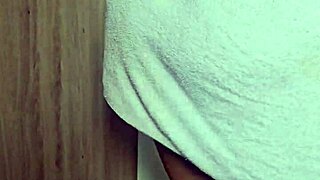 Big Ass Friend Borrows Bathroom and Ends with Wild Creampie Action!