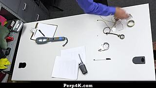 I Feel So Aroused Watching This Teen Shoplifter Reveal Her Massive Tits To The Guard - Perp4k