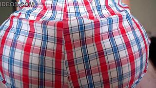 Convinced My Curvy Step Sister for Pov Doggystyle Sex and Creampie Without Removing Shorts