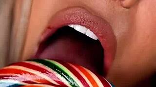 Crossdressing shemale starts intense anal play and blowjob session in new job office with big cock coworker.