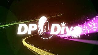 Dp DIVA Cali Caliente experiences DOUBLE PENETRATION with big cock and ends covered in jizz