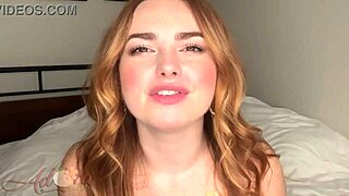 hey, let's build that confidence in sissification with cute redhead domination and femdom panty play, you little slut