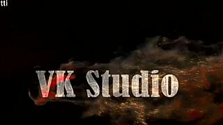 Babe Janet takes hard assfucking from Serge's monster cock in bent over position