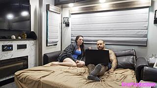 Chat Roulette Turns Into My Step-Brother Taking My Virginity With Monster Cock Creampie