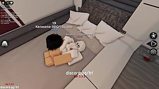 I casually let a horny man fuck me and fill me up with creampie on a Roblox condo game.