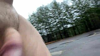 I captured Clitlicker662 in the forest flashing hairy pussy during solo masturbation. Update 32 img 1340 from Feb 16 2025 shows wild outdoor orgasm.