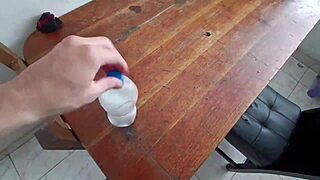 So my older Mexican stepsister spots my small cock again and she's all smiles about it