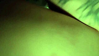 Big tits asian sissy trap rides cowgirl bareback for anal creampie as cum dump!