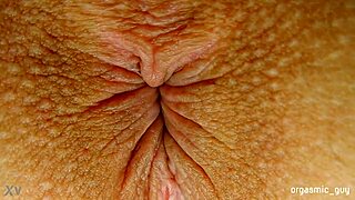 teen experiences intense pulsating orgasm with close-up asshole contractions during solo anal masturbation session