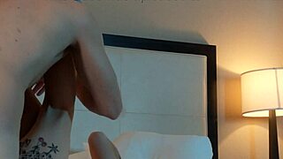 I'm feeling so intense with this petite tatted teen getting fucked rough in missionary position.