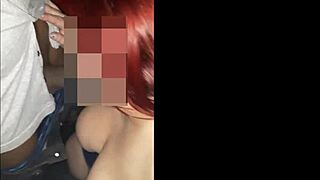 Dragged redhead to swing club cabin!