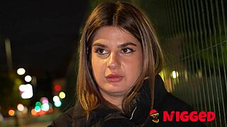 young innocent brunette gets devoured by jesus reyes' big black cock in shower quickie with rimjob and spanking