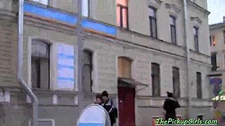 Russian Slut Picked Up For Blowjob And Riding Fuck