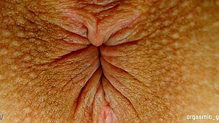 teen experiences intense pulsating orgasm with close-up asshole contractions during solo anal masturbation session