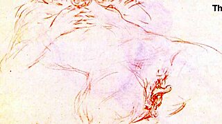 vintage drawings in retro style