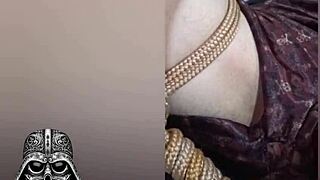 Skinny Serbian Slave Caresses Huge Monster Cock in Bondage Fetish