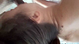 French amateur deepthroat balls licking ass to mouth spanking dirty talk POV!