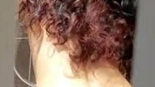 My awkward stepson struggles with girls so I give him taboo shower blowjob and creampie sex