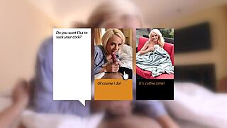 Intriguing A day with Elsa Jean turns into deepthroat POV adventure.