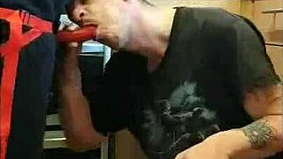 i took my boyfriend's ass pegging him in the kitchen then a public cornfield and finally the bathroom with ass to mouth all through part 10