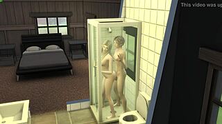 Innocent Step-Sister's Steamy Shower Encounter