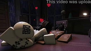 horny slut with big ass rides big cock instead of finishing roblox game porn