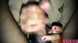 Siswi sma ngocokin kontol temannya with amateur handjob and cumshot