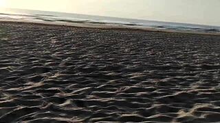 I felt a stranger suddenly enter my ass publicly on the beach after harassing me