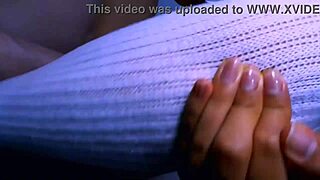 Hey, el padrastro invited la mejor amiga to his room and passion sparked right away