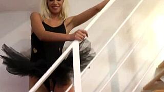 hey, watch this hot british teen in lingerie getting off solo 😏