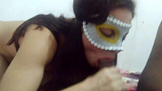 I feel so aroused watching this creampie blowjob with intense sucking on that cock