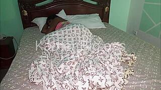 What if this African teen with big ass rides that massive cock in amateur couple action?