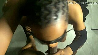 Petite Slut In See Through Gives Licking Blowjob With Spitting Game