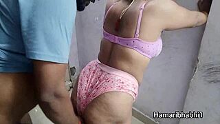 Indian Mature Milf with Big Tits Engages in Couple Fucking alongside Young Guy with Monster Cock