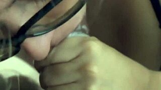 slow and wet sloppy blowjob from curvy latina