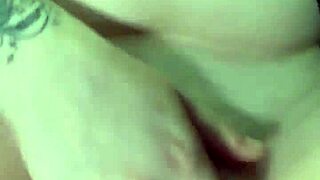 chubby slut rides dildo in asshole with legs spread for orgasm