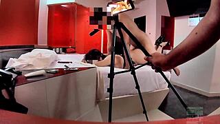 why don't you watch me, your compliant Mexican hotwife, giving the best cuckold show to my husband?