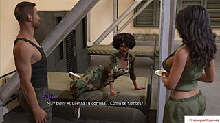 Alternative Punishment Hits Hard In Big Ass Teen Sex Game On Day One And Two!