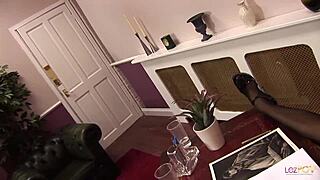 Hey Busty Brunette Catches Lesbian Boss Masturbating After Barging In And Gets Taught Lesson With Strapon