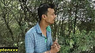 desi beautiful village girl gets fucked by college boy in romantic homemade sex with foreplay and kissing